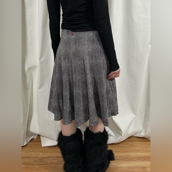 Hard Tail Snake Print Midi Skirt - Picture 5 of 8
